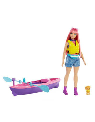 Barbie Camping Papusa Daisy Cu Accesorii,MTHDF75