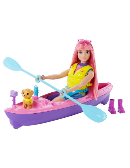 Barbie Camping Papusa Daisy Cu Accesorii,MTHDF75