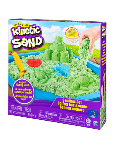 Nisip Kinetic Set Complet Verde 454 Grame,6024397_verde