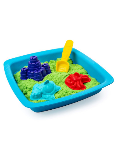 Nisip Kinetic Set Complet Verde 454 Grame,6024397_verde