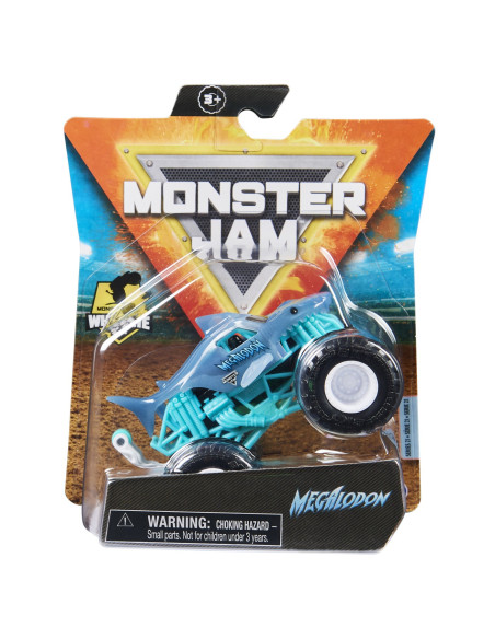 Monster Jam Masinuta Metalica Megaldon Scara 1 La