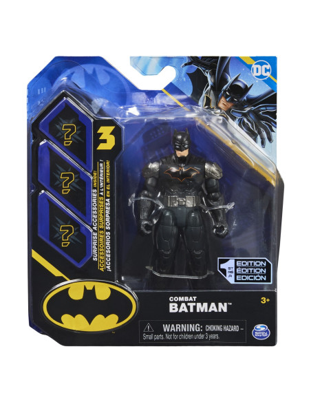Figurina Combat Batman Articulata 10cm Cu 3 Accesorii