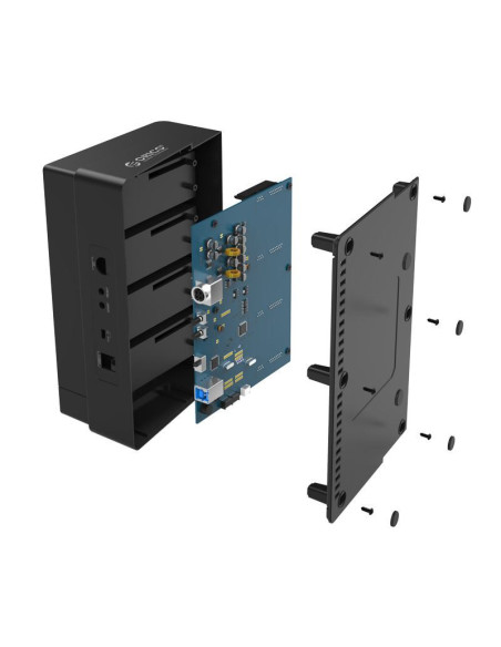 Rack HDD Orico 6648US3-C negru,6648US3-C-BK