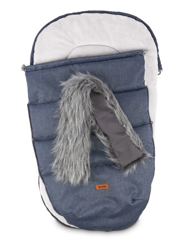 Sac de iarna Sensillo INDIANA Fleece 100x50 cm Navy,SILLO-8372