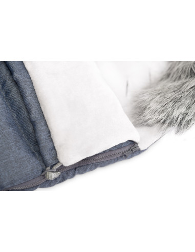 Sac de iarna Sensillo INDIANA Fleece 100x50 cm Navy,SILLO-8372