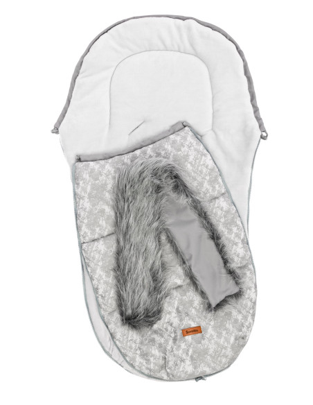 Sac de iarna Sensillo OLAF Fleece 100x45 cm Gri