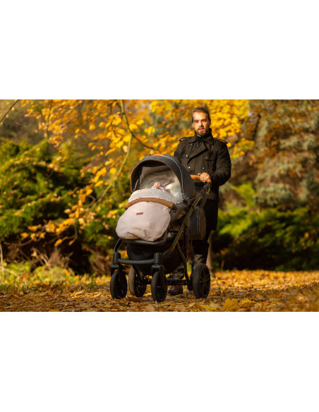 Sac de iarna Sensillo INDIANA Fleece 100x50 cm Grey,SILLO-8370