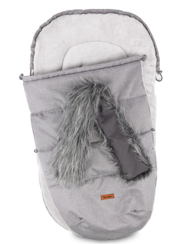 Sac de iarna Sensillo INDIANA Fleece 100x50 cm Grey,SILLO-8370
