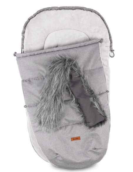 Sac de iarna Sensillo INDIANA Fleece 100x50 cm Grey,SILLO-8370