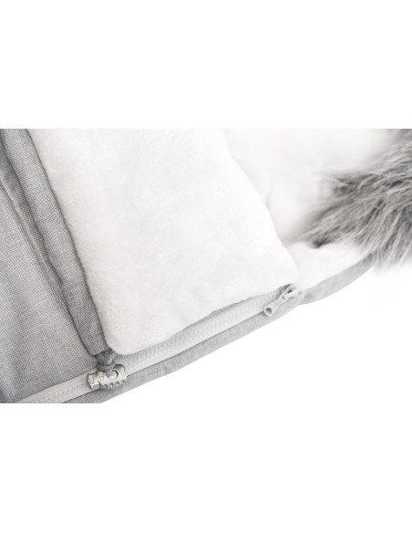 Sac de iarna Sensillo INDIANA Fleece 100x50 cm Grey,SILLO-8370
