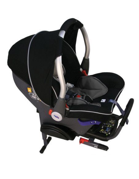 Scaun auto Klippan DINOFIX 0-13 Kg Black/Grey + Baza