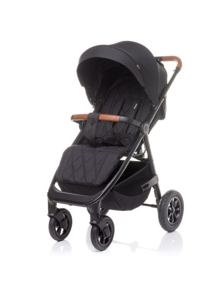 4BABY-957114,Carucior sport cu roti gonflabile (max. 22 Kg) 4Baby STINGER AIR Negru