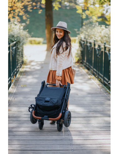 4BABY-957114,Carucior sport cu roti gonflabile (max. 22 Kg) 4Baby STINGER AIR Negru