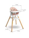Scaun de masa multifunctional 4 in 1 Caretero BRAVO