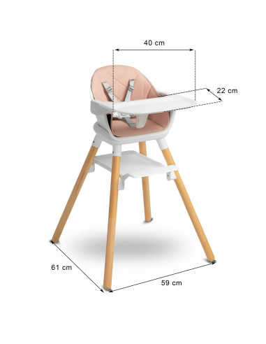 Scaun de masa multifunctional 4 in 1 Caretero BRAVO