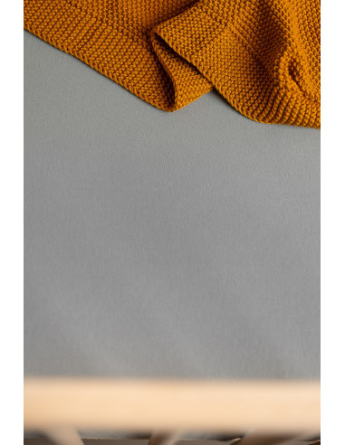 Cearsaf cu elasic din vascoza de bambus Sensillo 140x70