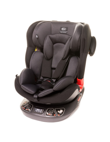 4BABY-957473,Scaun auto rotativ 360 4Baby SPACE-FIX 0-36 Kg Grafit