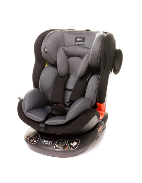 4BABY-957480,Scaun auto rotativ 360 4Baby SPACE-FIX 0-36 Kg Gri