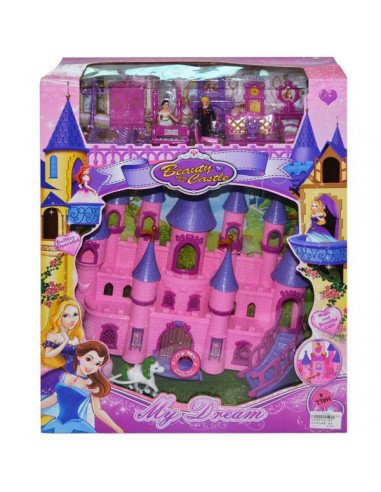 Castel Muzical Mare, 39X13X49 Cm, Roz,12142
