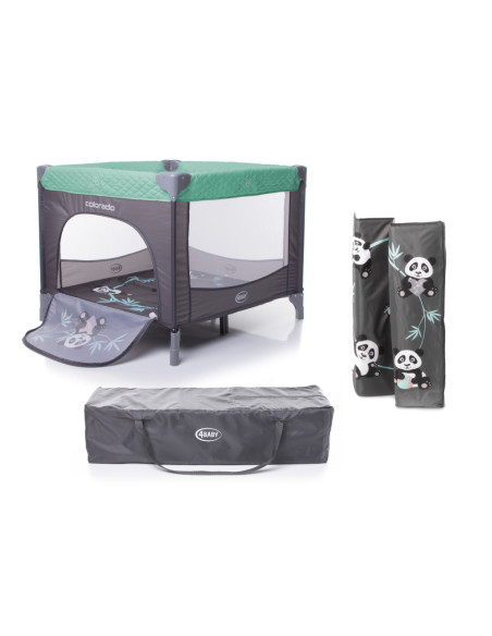 4BABY-958135,Tarc de joaca 93x93 cm 4Baby COLORADO Verde