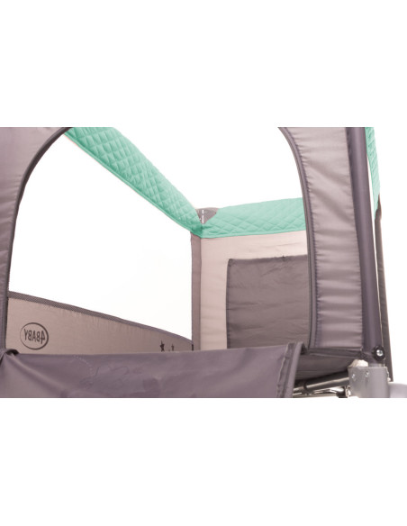 4BABY-958166,Patut pliabil 4Baby ROYAL Verde