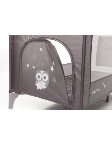 4BABY-958173,Patut pliabil 4Baby ROYAL Gri