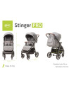 4BABY-958395,Carucior sport (max. 22 Kg) 4Baby STINGER PRO Gri Melange