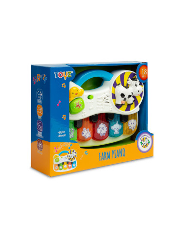 Jucarie educationala Toyz PIANO FARM,TOYZ-9000