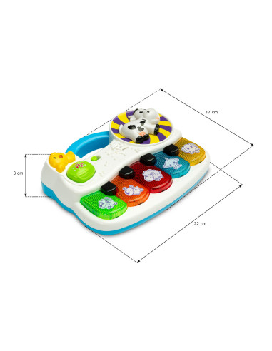 Jucarie educationala Toyz PIANO FARM,TOYZ-9000