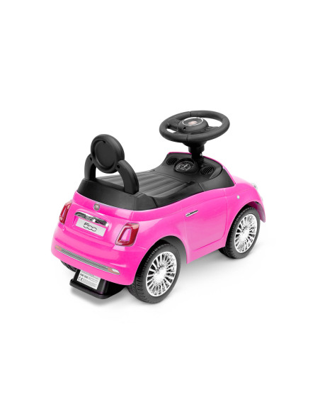 Jucarie ride-on Toyz FIAT 500 Roz,TOYZ-2552