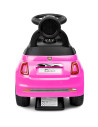 Jucarie ride-on Toyz FIAT 500 Roz,TOYZ-2552