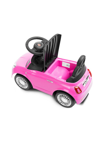 Jucarie ride-on Toyz FIAT 500 Roz,TOYZ-2552