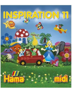 Carte cu modele colorate HAMA MIDI, INSPIRATII 11,Ha399-11
