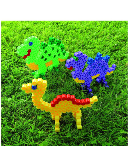 DINOSAURI - 600 margele HAMA MAXI in cutie de cadou,Ha8742