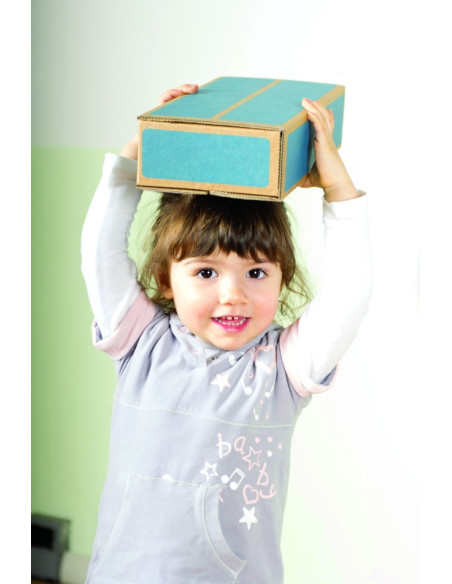 Caramizi din carton CWR, set de 20 bucati, multicolor,CWRF102