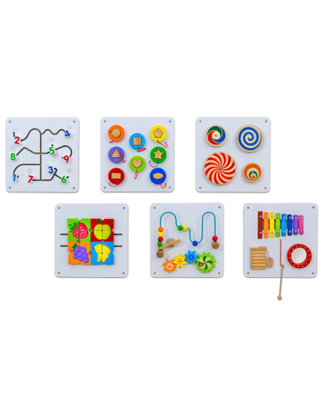 Set de 6 panouri de perete,Vin756307