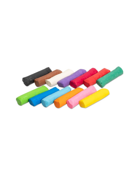 Plastilina 13 culori, in galeata - 1,4 kg,Vin760074