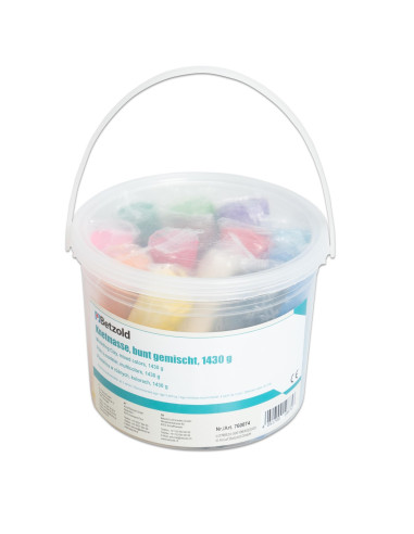 Plastilina 13 culori, in galeata - 1,4 kg,Vin760074