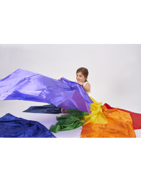 Pachet de tesaturi habutae in culorile curcubeului,CD74065