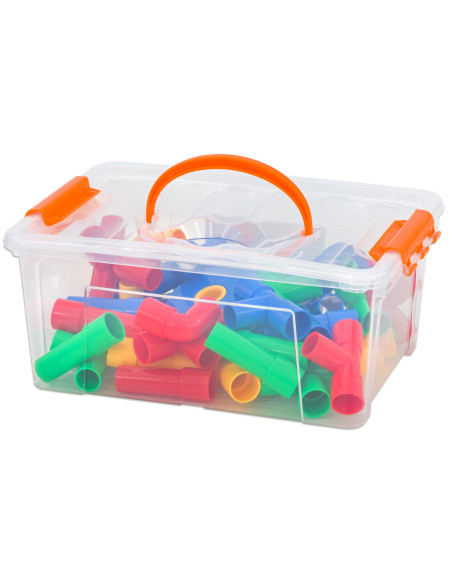 Vehicule realizate din tuburi de conectare, set de 64 de