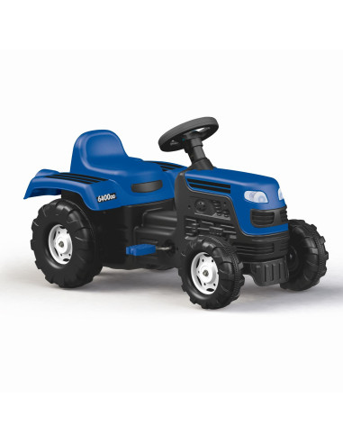 Tractor cu pedale - albastru,D8045