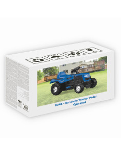 Tractor cu pedale - albastru,D8045 2