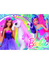 Puzzle de colorat maxi - Barbie (4 x 48 de piese),L99467