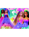 Puzzle de colorat maxi - Barbie (4 x 48 de piese),L99467