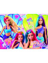 Puzzle de colorat maxi - Barbie (4 x 48 de piese),L99467
