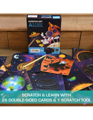 Set creativ de razuit - Aventuri in spatiu,CCPPL097