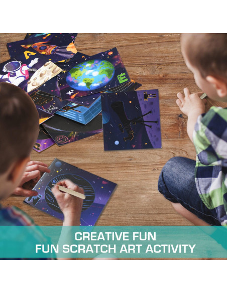 Set creativ de razuit - Aventuri in spatiu,CCPPL097