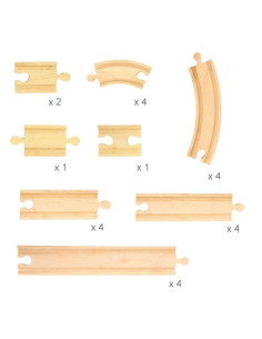 Set sine drepte si curbe (24 piese),BJT057 2