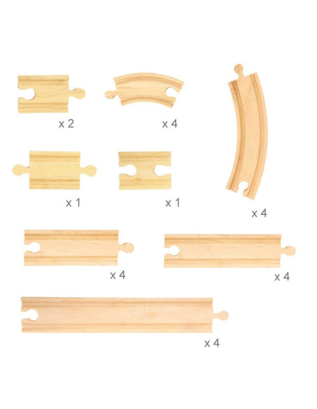 Set sine drepte si curbe (24 piese),BJT057
