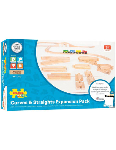 Set sine drepte si curbe (24 piese),BJT057
